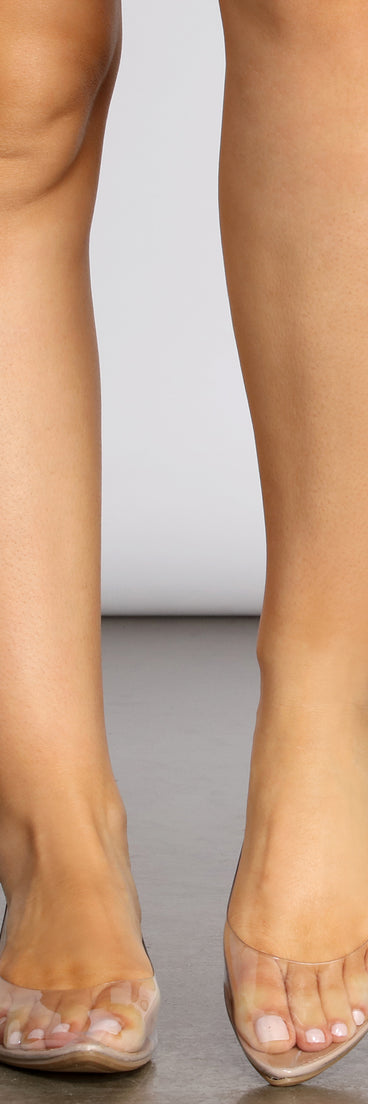 Make Things Clear Point Toe Flats are chic ladies' shoes to complete your best 2023 outfits. They come in a variety of trendy women's shoe styles like platforms and dressy low-heels, & are available in wide widths for better comfort.