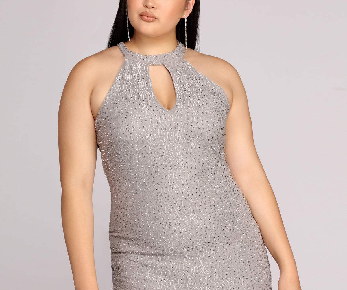 Plus Stunning In Silver Formal Dress | Windsor Plus Stunning In Silver Formal Dress | Windsor