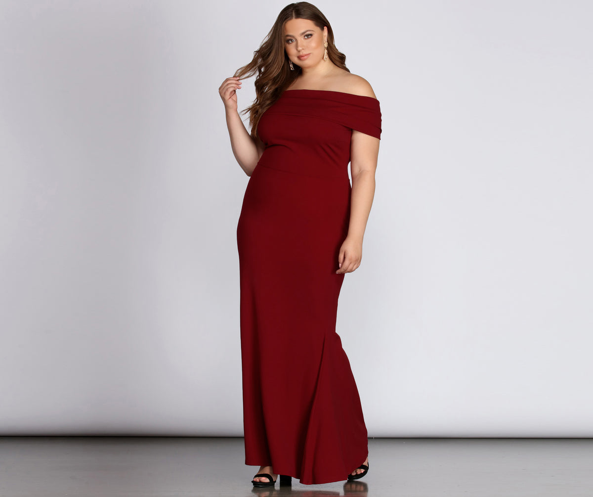 maddison sleeveless mermaid dress Plus M-Nylon66 Hidden side zipper/clasp Bored of Red? Dress Size:US 7.5 | EU 40