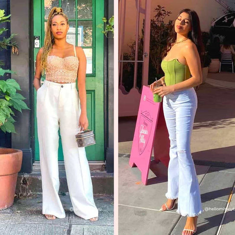 How to wear white pants in fall and winter An influencers guide
