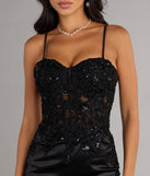 Karla Corset Satin Mini Dress