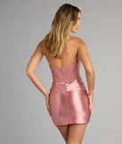 Style your seasonal looks with the Tiffany Strapless Corset Mini Dress, a trend-right, fall dress designed for any plan on your calendar with new and unqiue details.