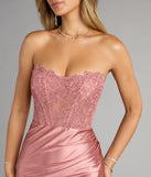Feel ready for every dance floor moment or feed-worthy reel in the Tiffany Strapless Corset Mini Dress, a homecoming dress designed to own your moment.