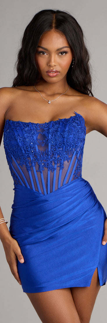 The Emilia Corset Lace-Up Mini Dress is your new go-to Windsor dress—effortless, versatile, and made to update your fall style in seconds.