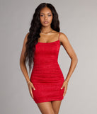 Style your seasonal looks with the Briana Open-Back Bodycon Glitter Mini Dress, a trend-right, fall dress designed for any plan on your calendar with new and unqiue details.