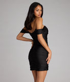 Miranda Off-The-Shoulder Mini Dress