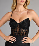 Feel ready for every dance floor moment or feed-worthy reel in the Masie Lace Corset Lace-Up Mini Dress, a homecoming dress designed to own your moment.