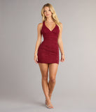 The Lea Glitter Lace-Up Mini Dress is your new go-to Windsor dress—effortless, versatile, and made to update your fall style in seconds.