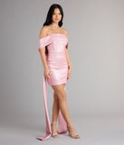 The Lucinda Glitter Bow Mini Dress is your new go-to Windsor dress—effortless, versatile, and made to update your fall style in seconds.