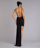 The Toni Glitter Open Back Bow Mini Dress is your new go-to Windsor dress—effortless, versatile, and made to update your fall style in seconds.