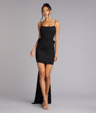 The Toni Glitter Open Back Bow Mini Dress is your new go-to Windsor dress—effortless, versatile, and made to update your fall style in seconds.