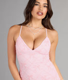McKayla Bow Sequin Bead Tie Back Dress