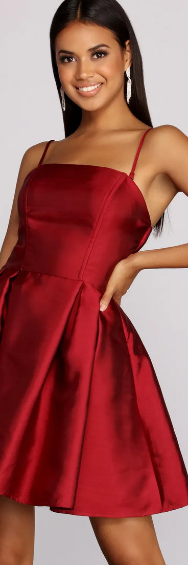 Rebecca Party Pleated Dress