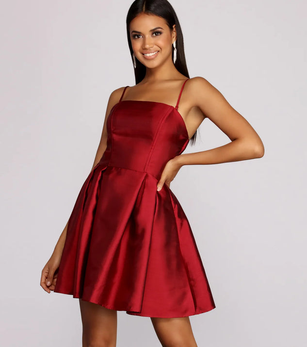 Rebecca Party Pleated Dress