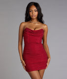 Tanya Rhinestone Corset Mini Dress
