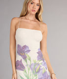 Frankie Floral Beaded Bodycon Mini Dress