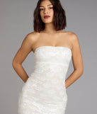 Lilah Beaded Scallop Mini Dress