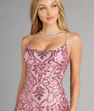 Bianca Sequin Lace-Up Bodycon Mini Dress