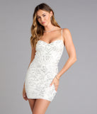 Lileah Sequin Corset Mini Dress