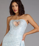 Preston Lace Heart Cutout Mini Dress