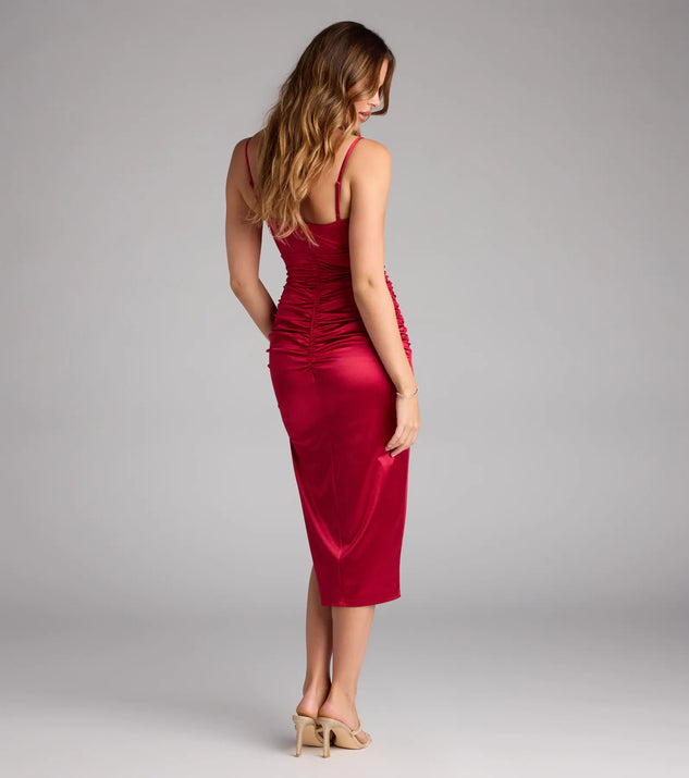 Chelsea Satin Midi Formal Dress | Windsor Chelsea Satin Midi Formal Dress | Windsor