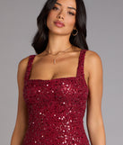Clarice Sequin Beaded Lace A-Line Mini Dress