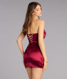 Brooke Satin Bodycon Mini Dress