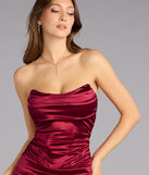 Brooke Satin Bodycon Mini Dress