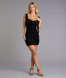 Juliette Velvet Bodycon Mini Dress