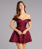 Winslow Off-The-Shoulder Skater Dress