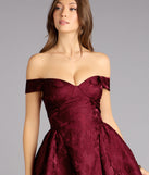 Winslow Off-The-Shoulder Skater Dress