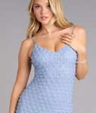 Alexa Rhinestone And Pearl Lace-Up Mini Dress