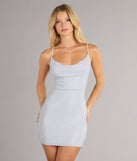 Paige Rhinestone Formal Bodycon Mini Dress