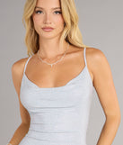 Paige Rhinestone Formal Bodycon Mini Dress