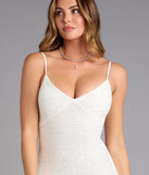 Jayden V-Neck Beaded Mini Dress