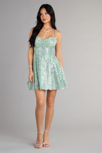aaliyah sequin mini dress Bec + Bridge - AALIYAH SEQUIN MINI DRESS - WHITE