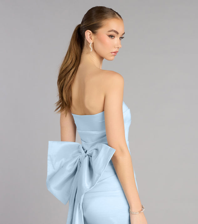 lucy taffeta bow mini party dress Windsor Lucy Taffeta Bow Mini Party Dress