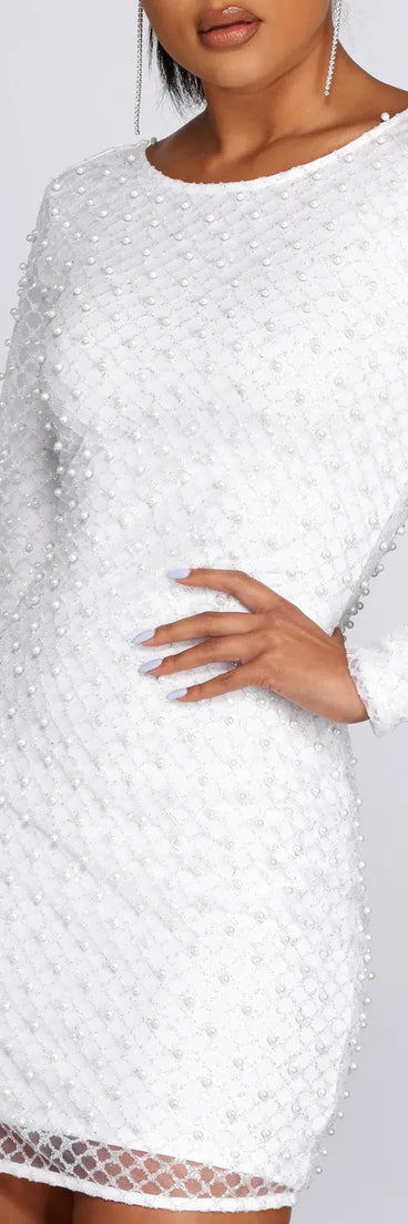 Nadine Glitz And Pearls Dress