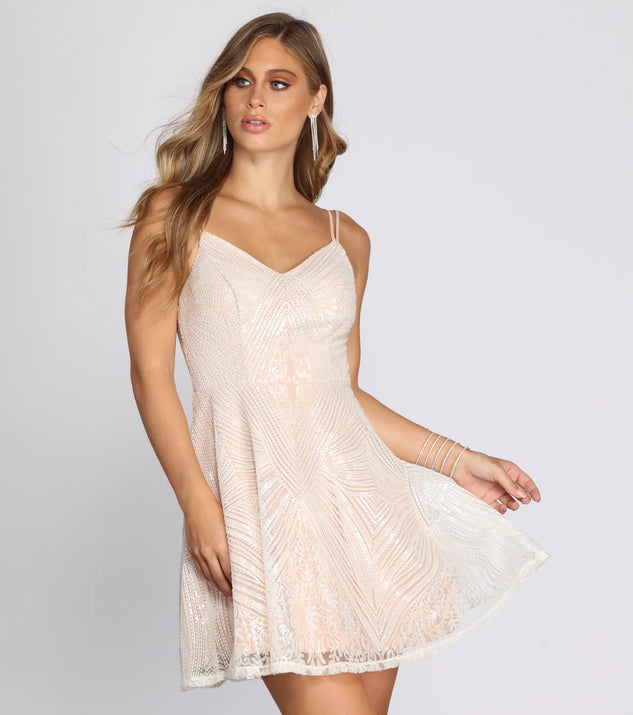 Penny Sequin Party Dress