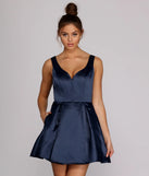 Blakely Satin Gown