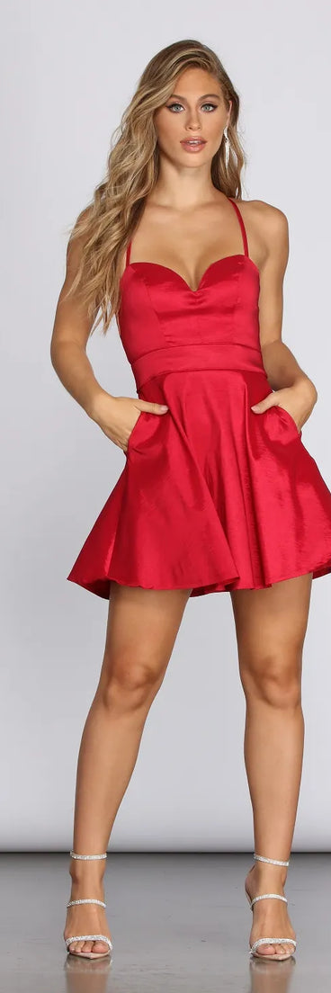 Taryn Tulle Taffeta Party Dress