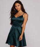 Emme Satin Party Dress
