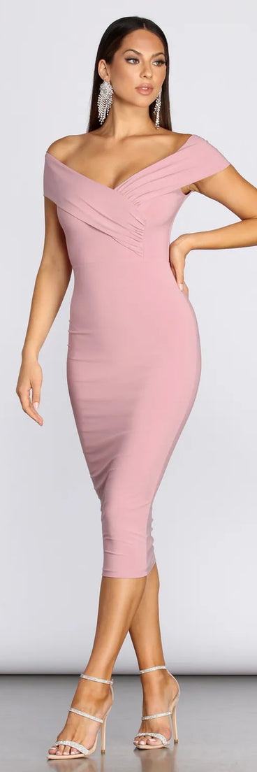 Alani Formal Off The Shoulder Dress