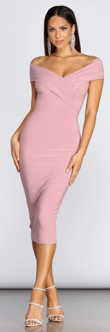 Alani Formal Off The Shoulder Dress