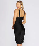 Katelyn Ruched Midi Dress