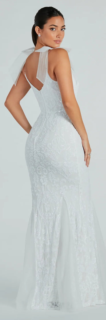 Adrienne Formal Satin Midi Dress