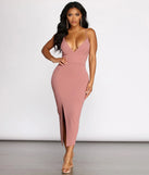 Kateri Crepe Midi Dress