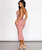 Kateri Crepe Midi Dress