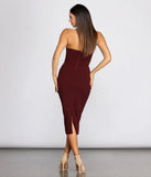 Lyla Formal Crepe Midi Dress