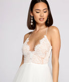Olivia Eyelash Lace Tulle Party Dress